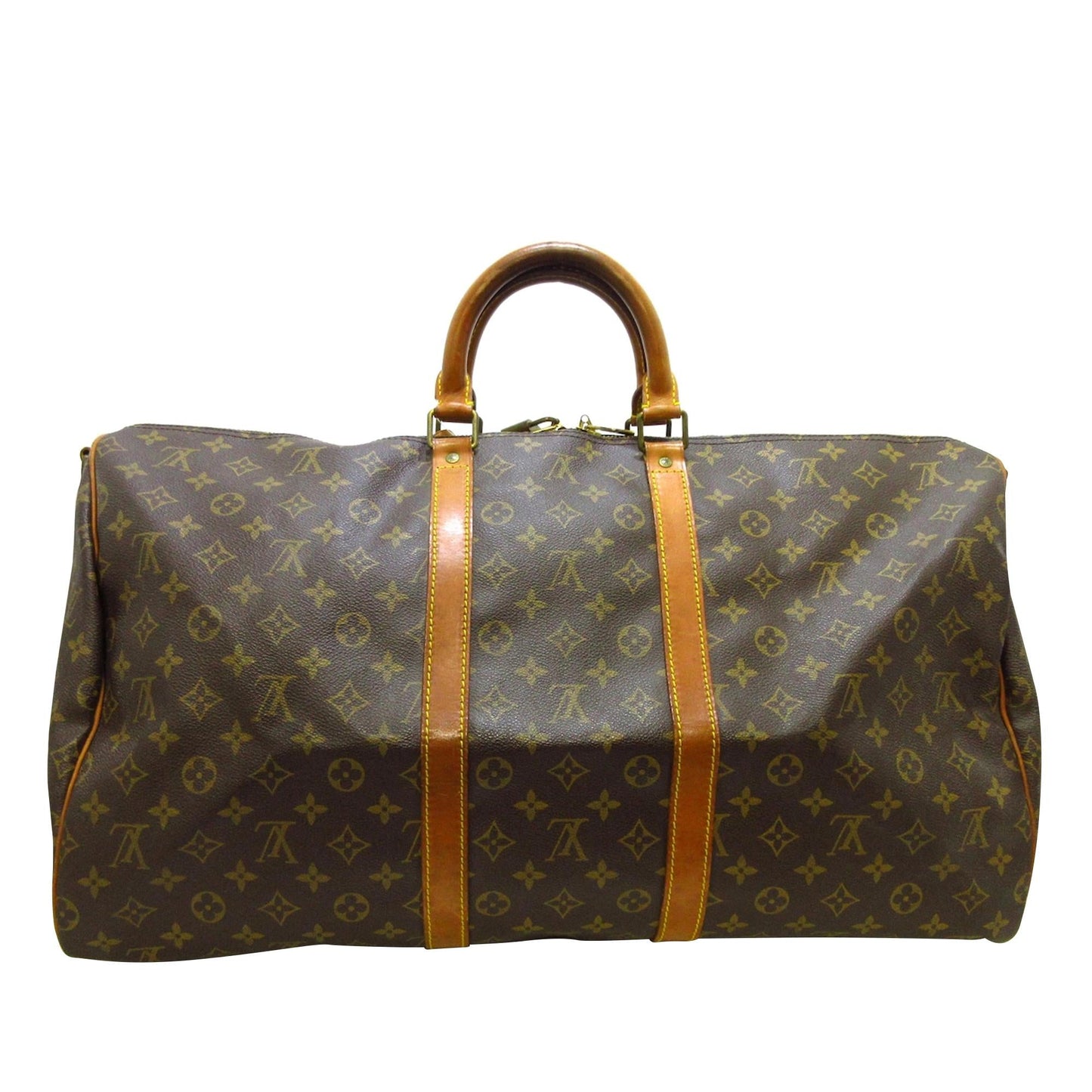 Louis Vuitton Monogram Keepall Bandouliere 55 (SHG-36478)