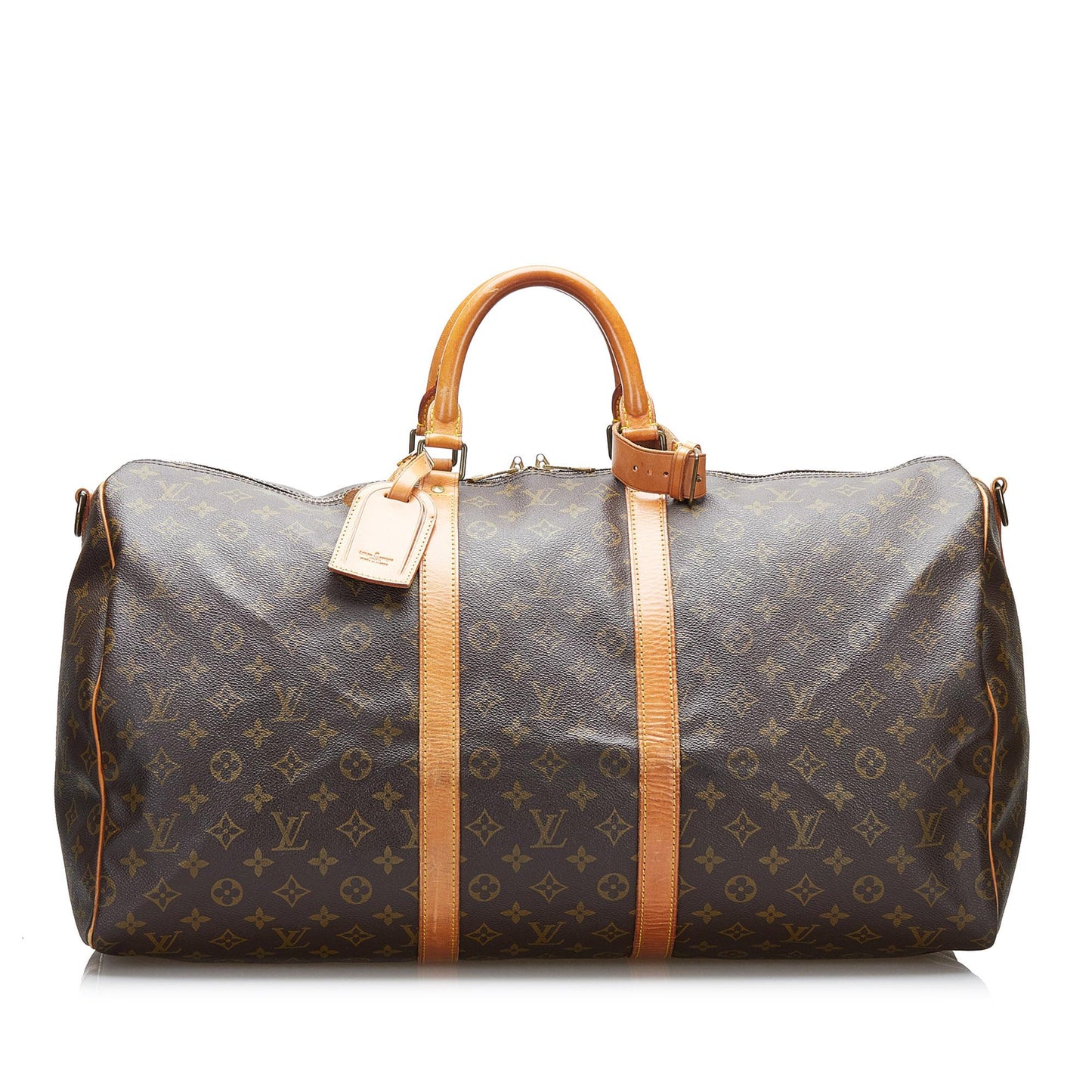 Louis Vuitton Monogram Keepall Bandouliere 55 (SHG-FGCSNI)