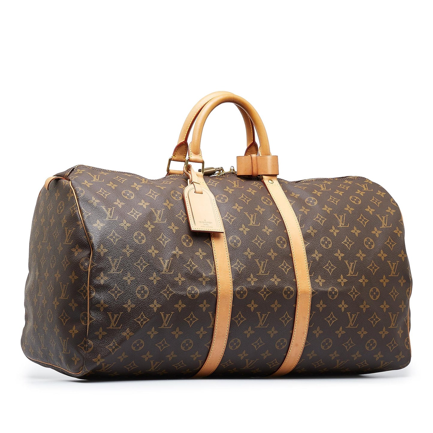 Louis Vuitton Monogram Keepall Bandouliere 55 (SHG-KBTq2a)