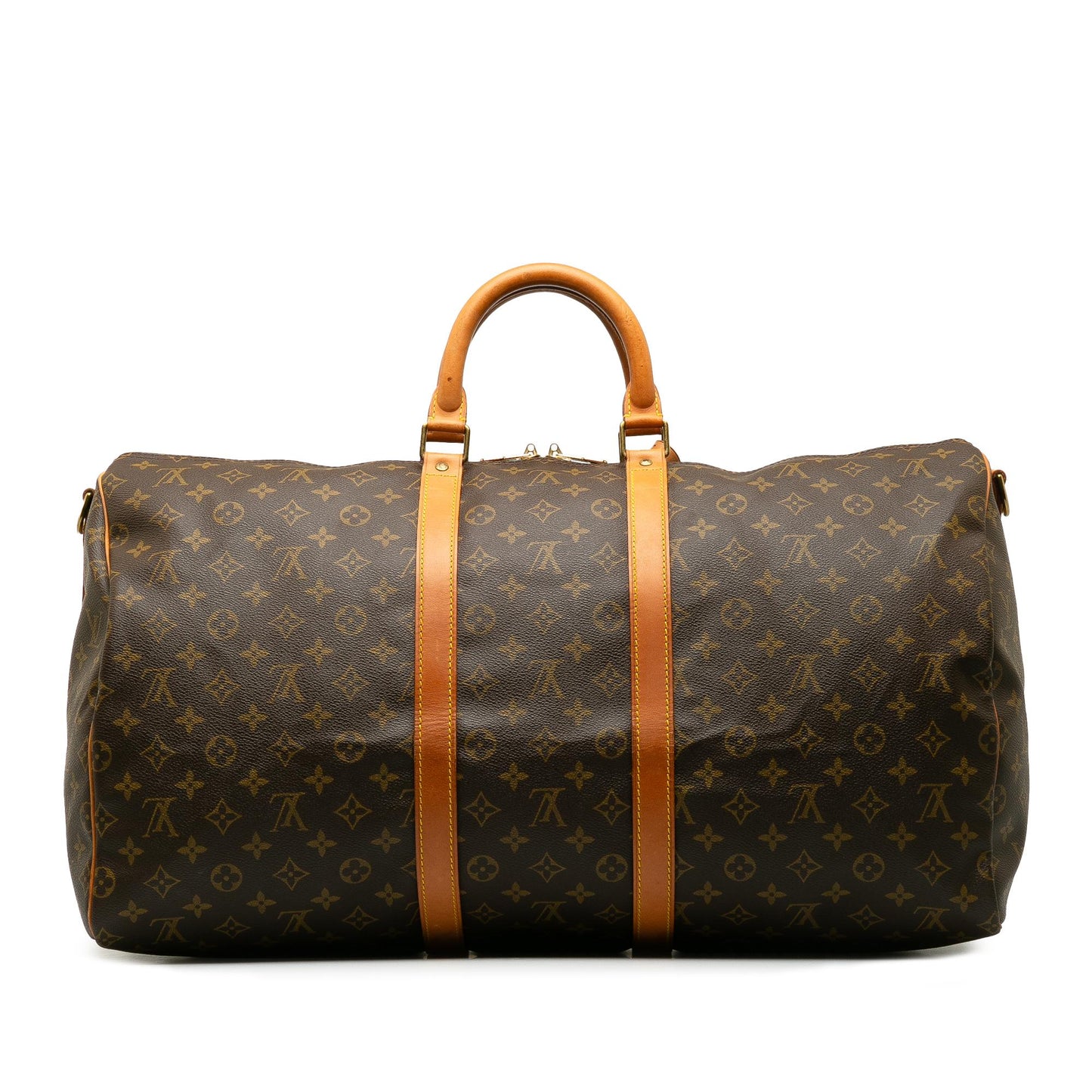 Louis Vuitton Monogram Keepall Bandouliere 55 (SHG-IAsAs7)