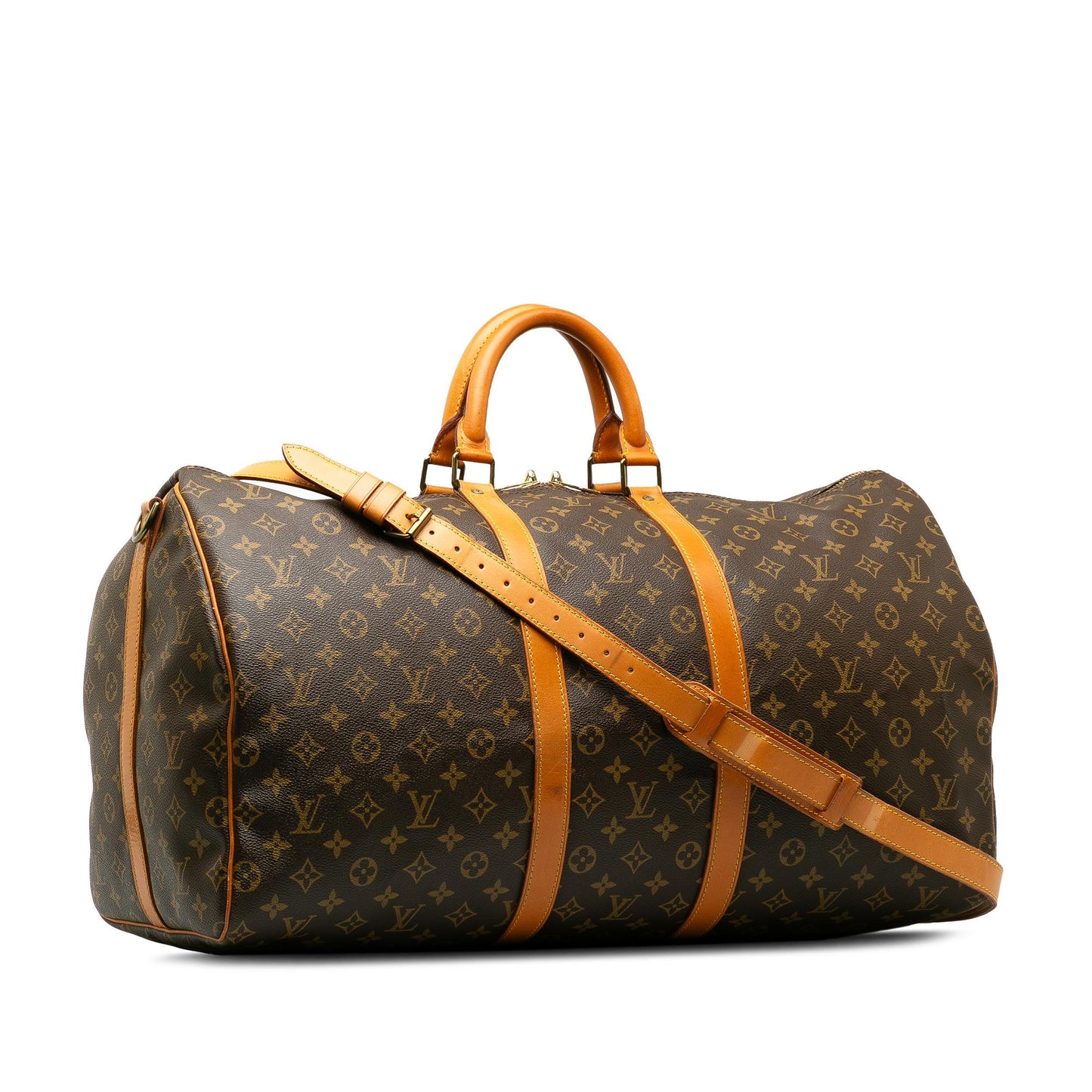 Louis Vuitton Monogram Keepall Bandouliere 55 (SHG-M3yKgU)
