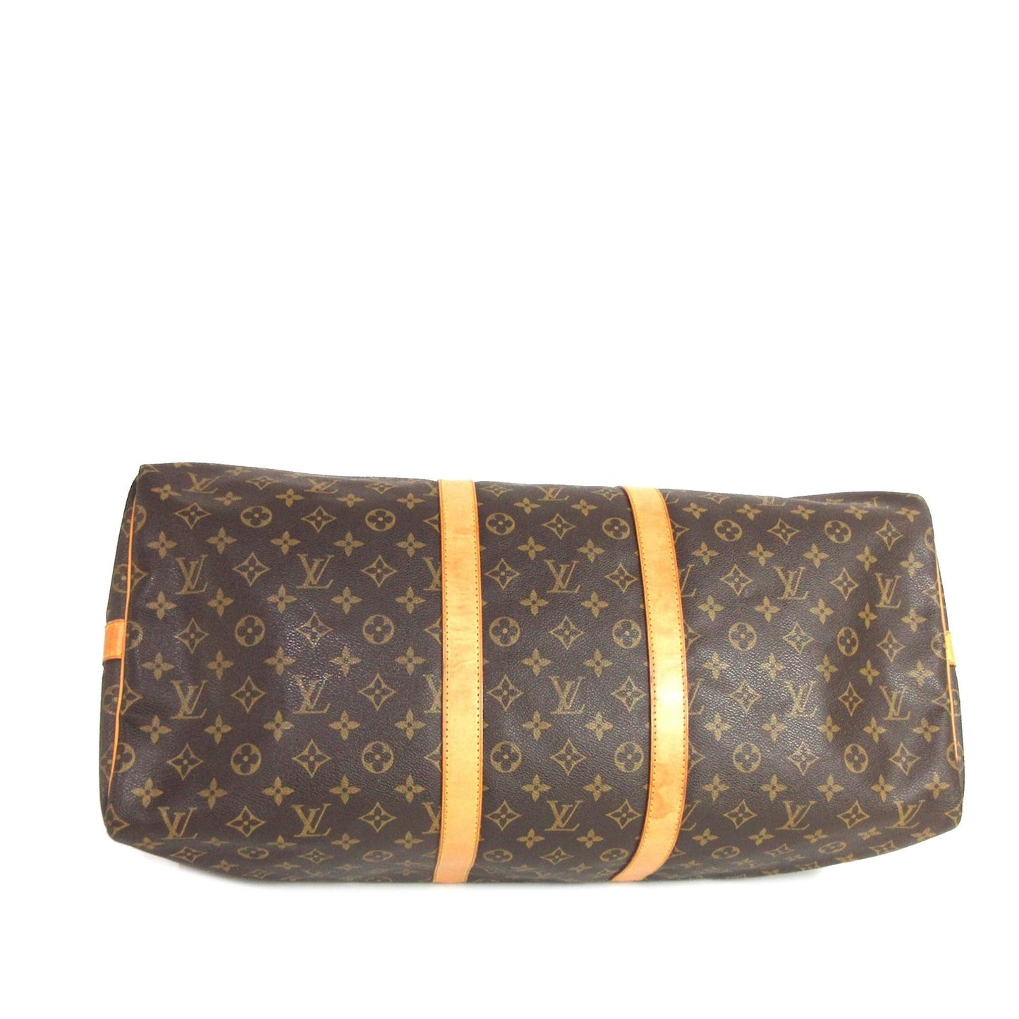 Louis Vuitton Monogram Keepall Bandouliere 55 (SHG-hTiAsJ)