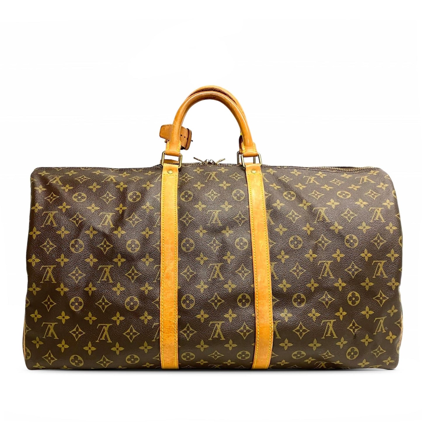 Louis Vuitton Monogram Keepall Bandouliere 55 (SHG-SMJFAd)