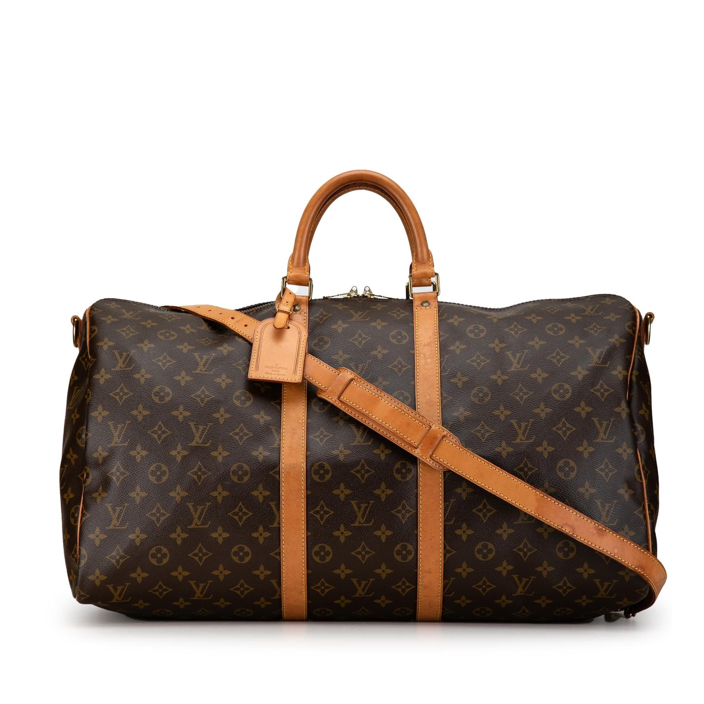 Louis Vuitton Monogram Keepall Bandouliere 55 (SHG-DdAW8P)
