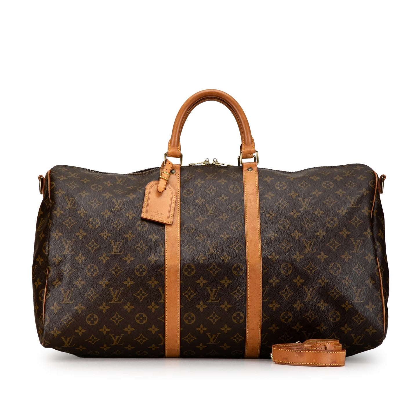 Louis Vuitton Monogram Keepall Bandouliere 55 (SHG-DdAW8P)