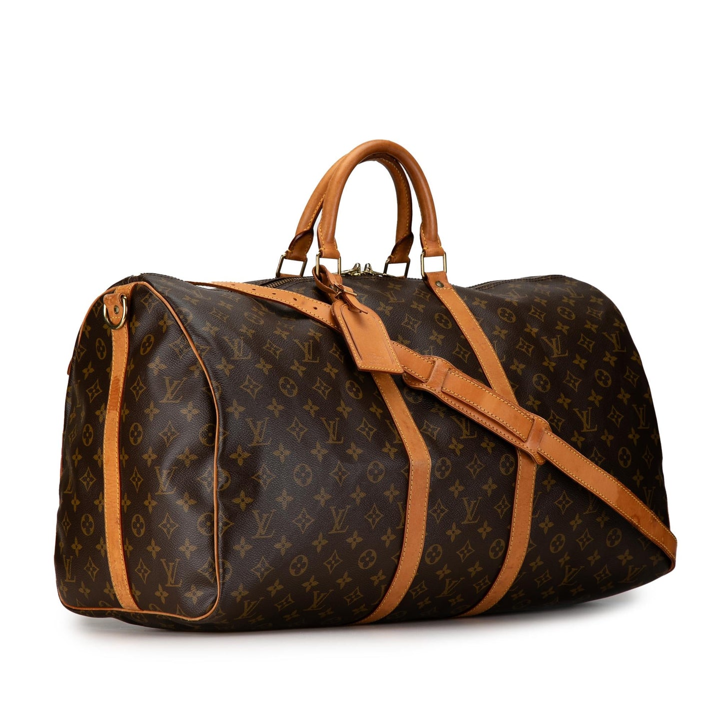 Louis Vuitton Monogram Keepall Bandouliere 55 (SHG-DdAW8P)