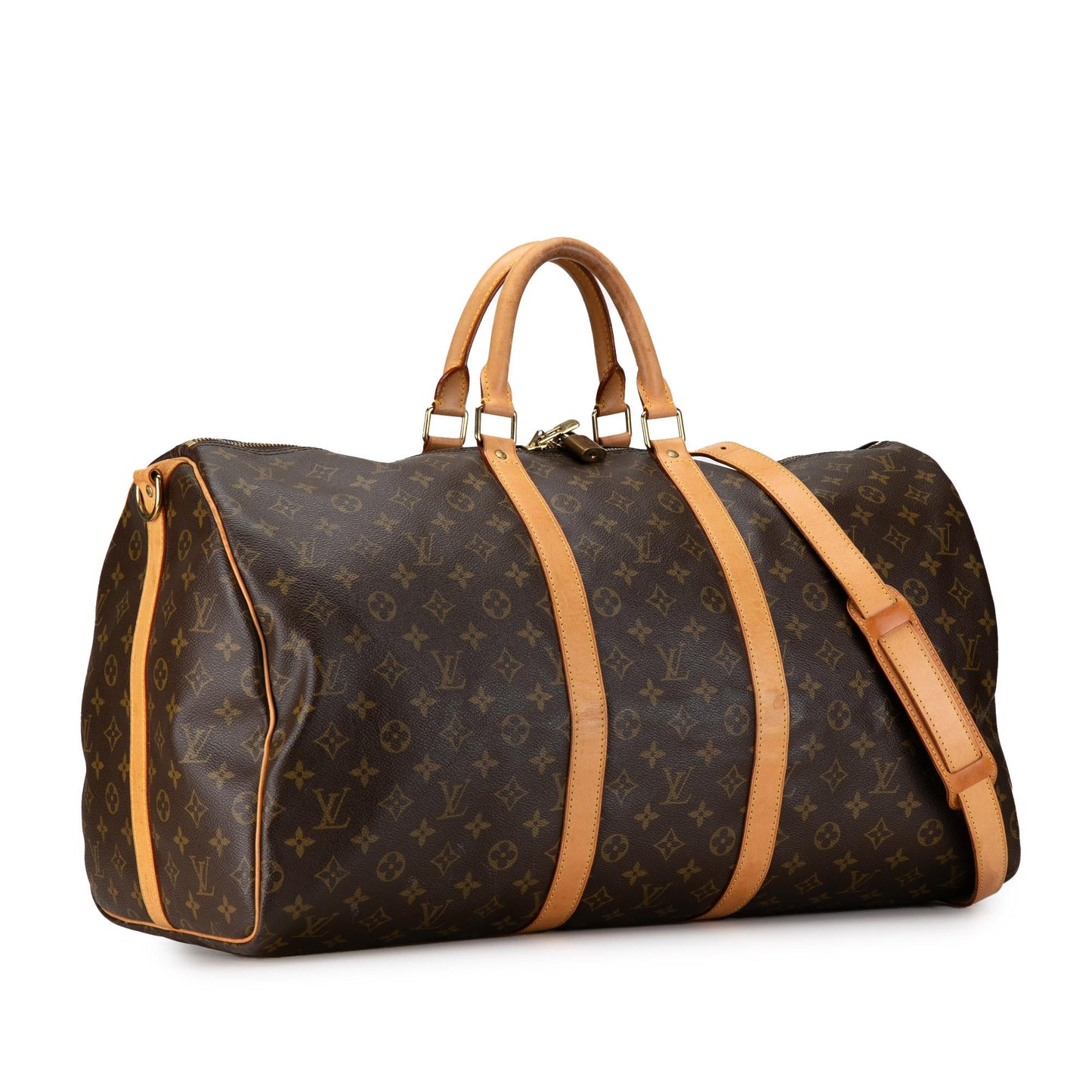 Louis Vuitton Monogram Keepall Bandouliere 55 (SHG-0A3Jq6)