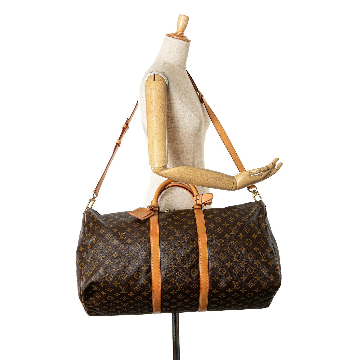 Louis Vuitton Monogram Keepall Bandouliere 55 (SHG-JlqJod)