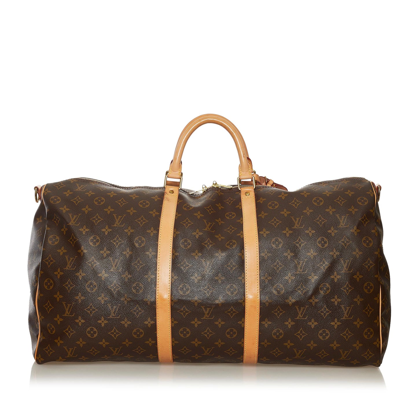 Louis Vuitton Monogram Keepall Bandouliere 60 (SHG-34520)