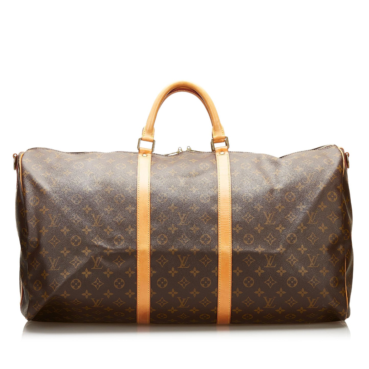 Louis Vuitton Monogram Keepall Bandouliere 60 (SHG-35992)