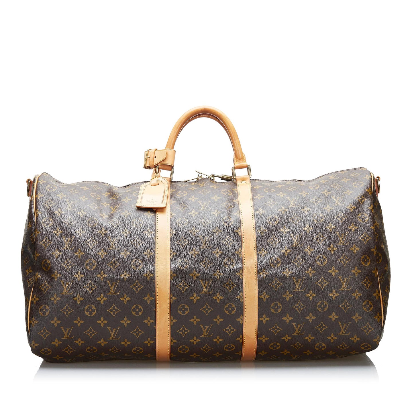 Louis Vuitton Monogram Keepall Bandouliere 60 (SHG-POGxF8)