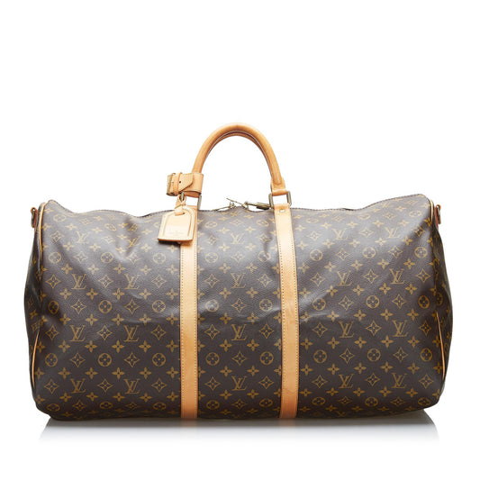 Louis Vuitton Monogram Keepall Bandouliere 60 (SHG-POGxF8)