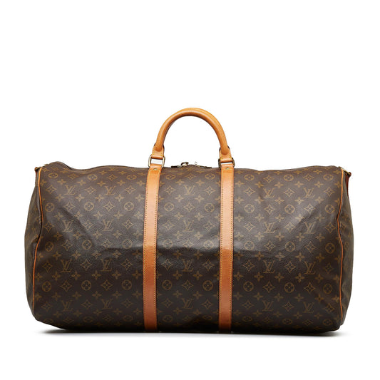 Louis Vuitton Monogram Keepall Bandouliere 60 (SHG-IL4mUF)