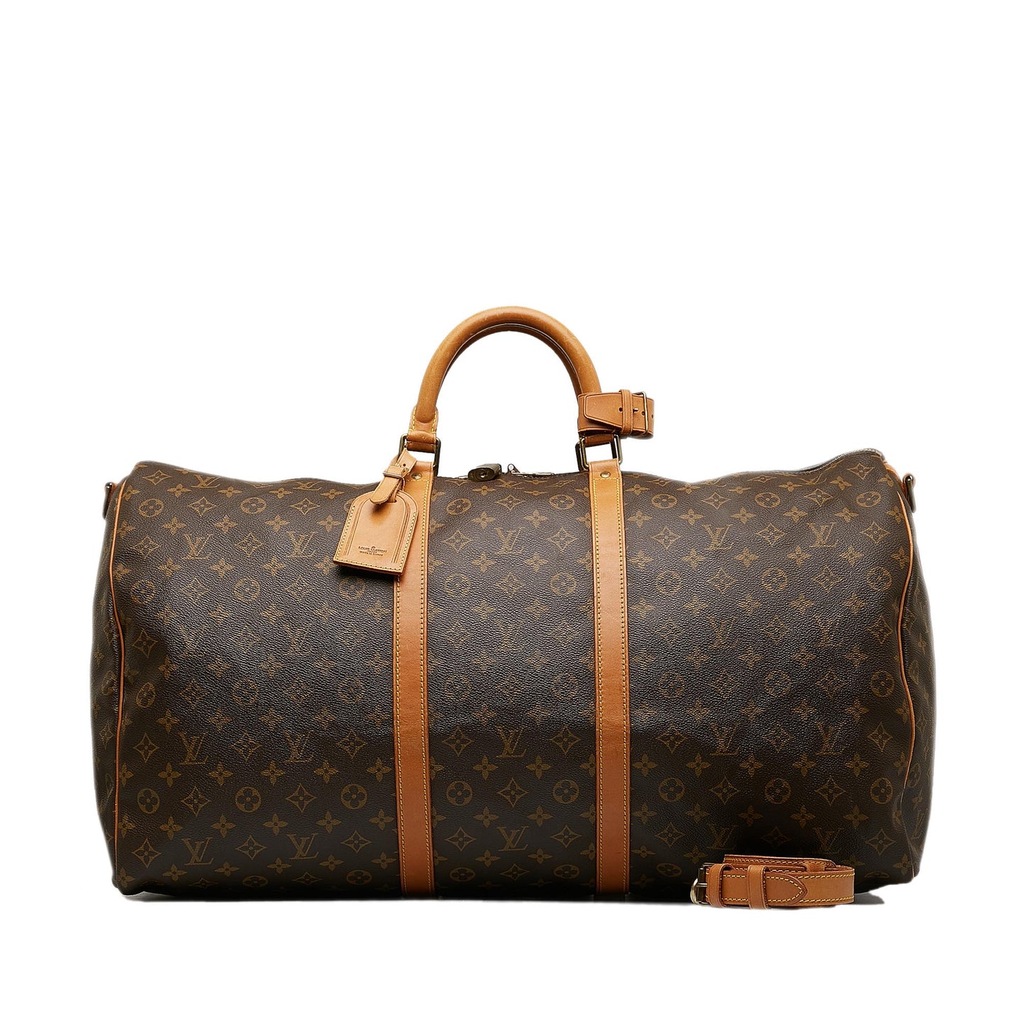 Louis Vuitton Monogram Keepall Bandouliere 60 (SHG-PBLMRM)