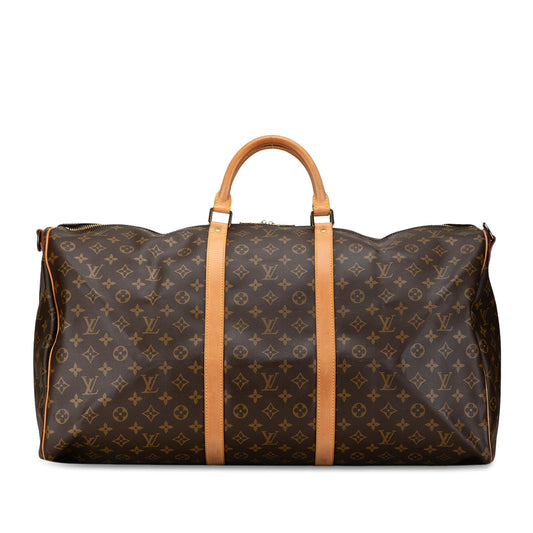 Louis Vuitton Monogram Keepall Bandouliere 60 (SHG-NIoV5f)