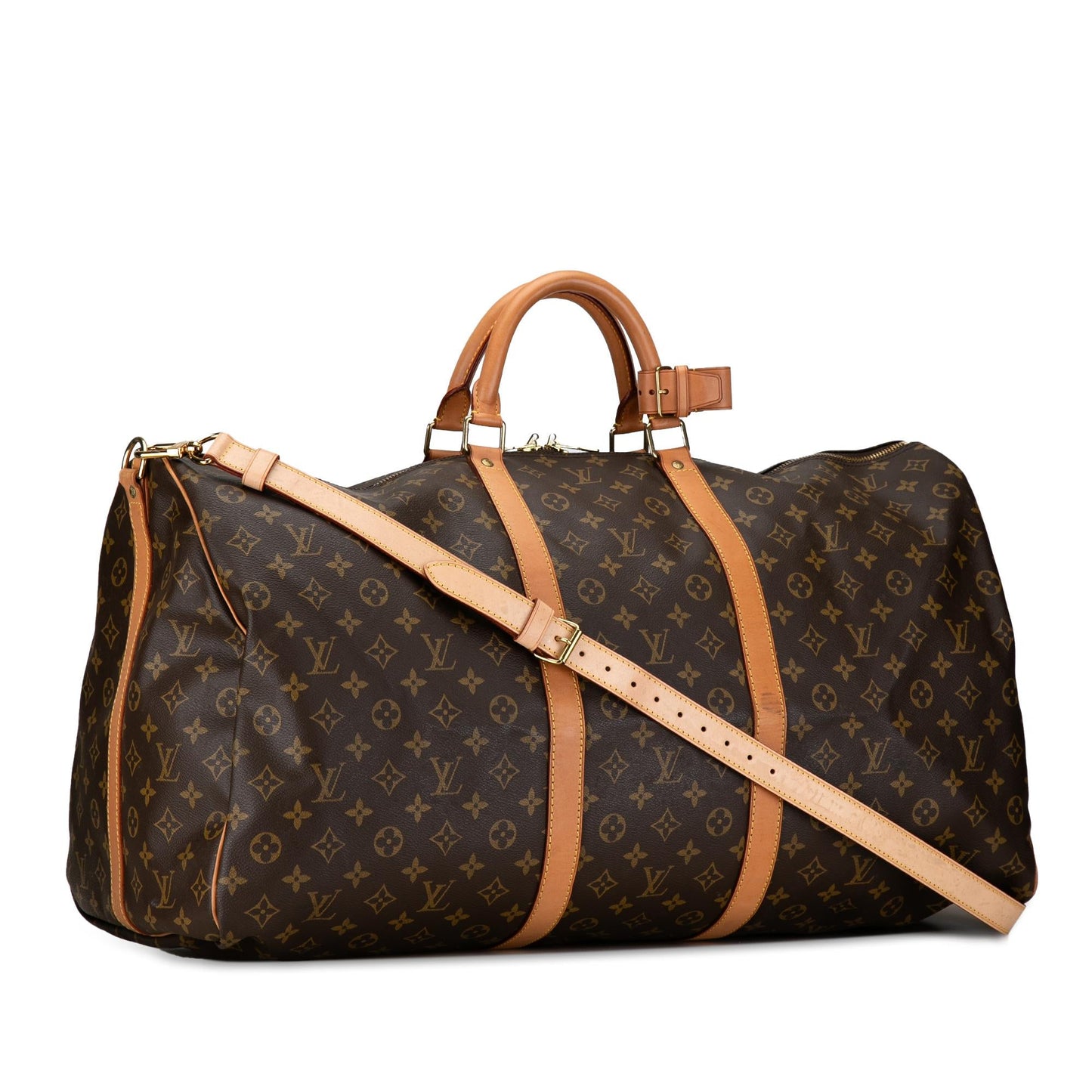Louis Vuitton Monogram Keepall Bandouliere 60 (SHG-3XrsBP)