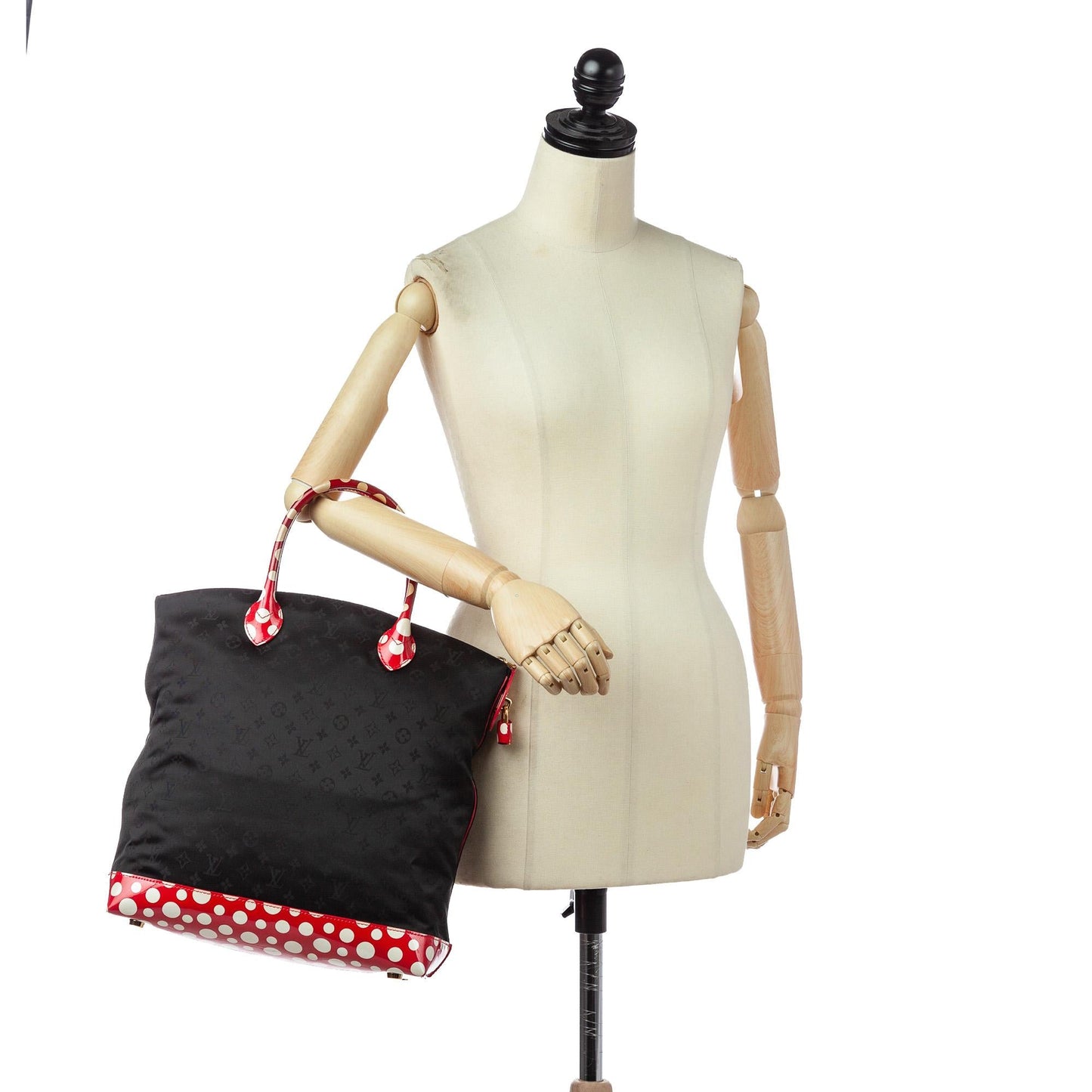 Louis Vuitton Monogram Lockit Vertical Yayoi Kusama Dots Infinity MM (SHG-30676)