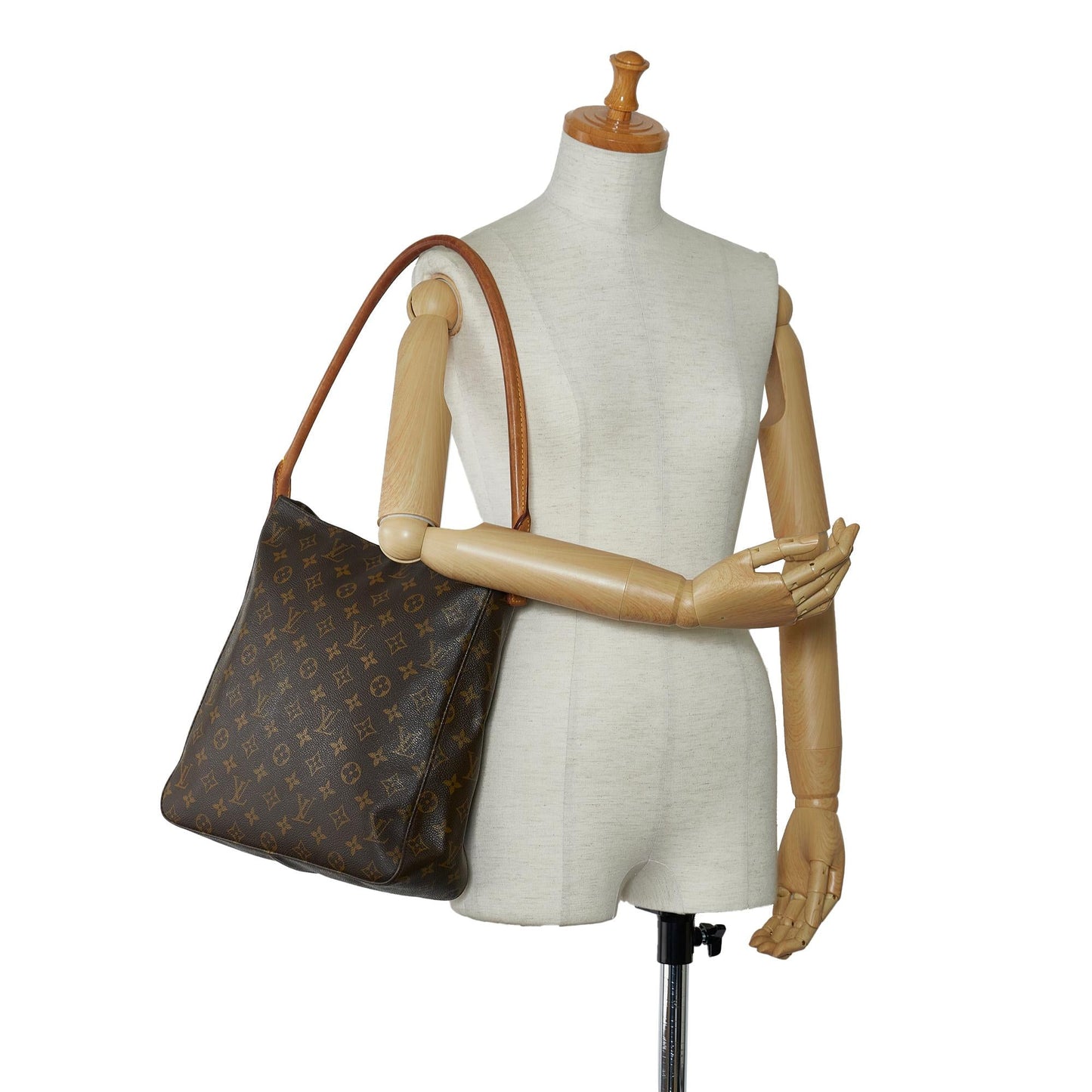 Louis Vuitton Monogram Looping GM (SHG-BLkFrB)