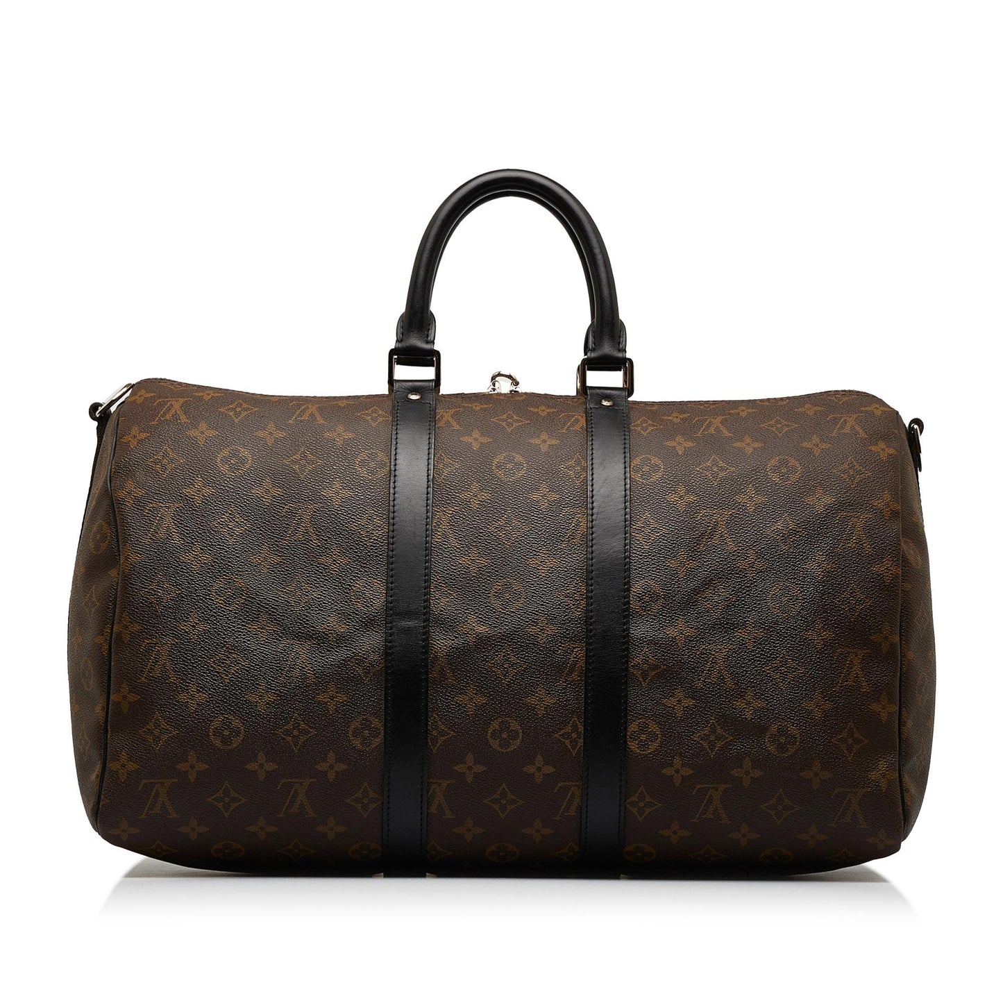 Louis Vuitton Monogram Macassar Keepall Bandouliere 45 (SHG-7oOrTb)