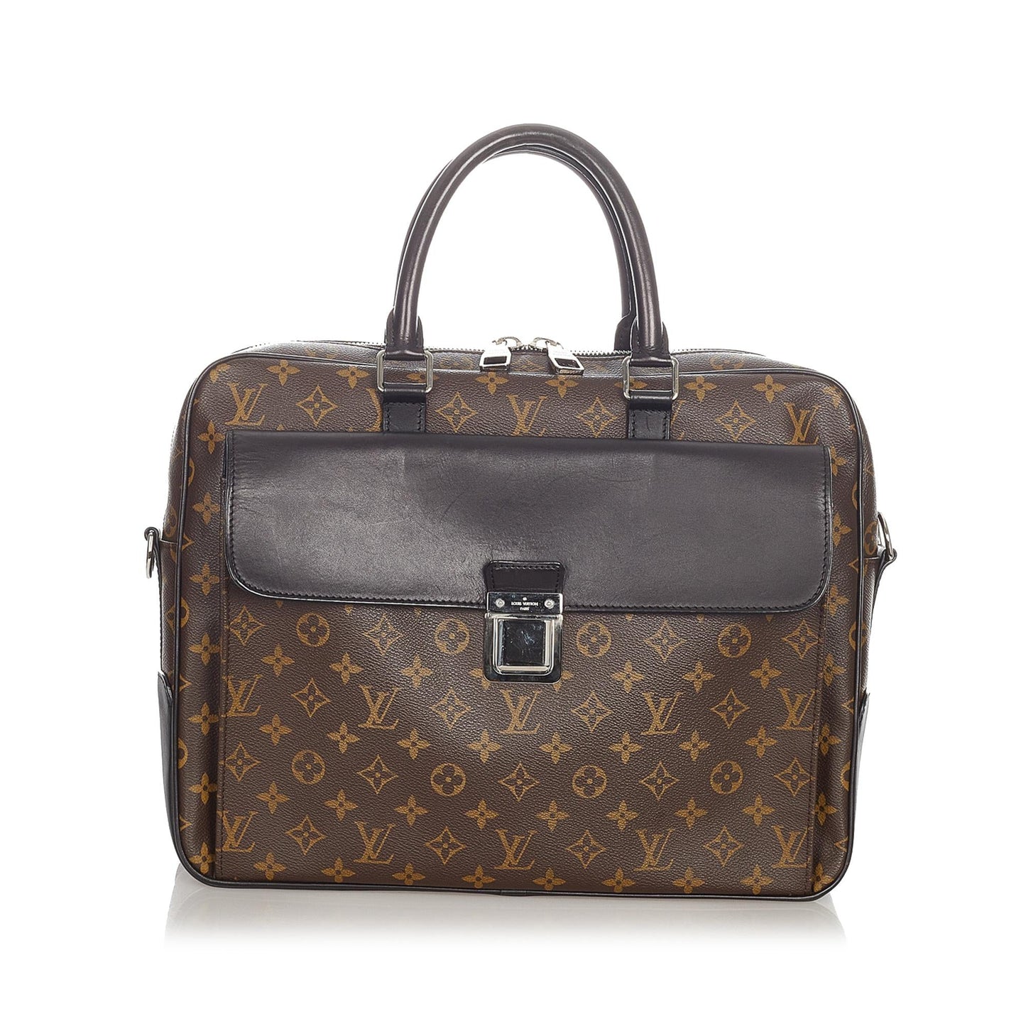 Louis Vuitton Monogram Macassar Soft Briefcase (SHG-23238)