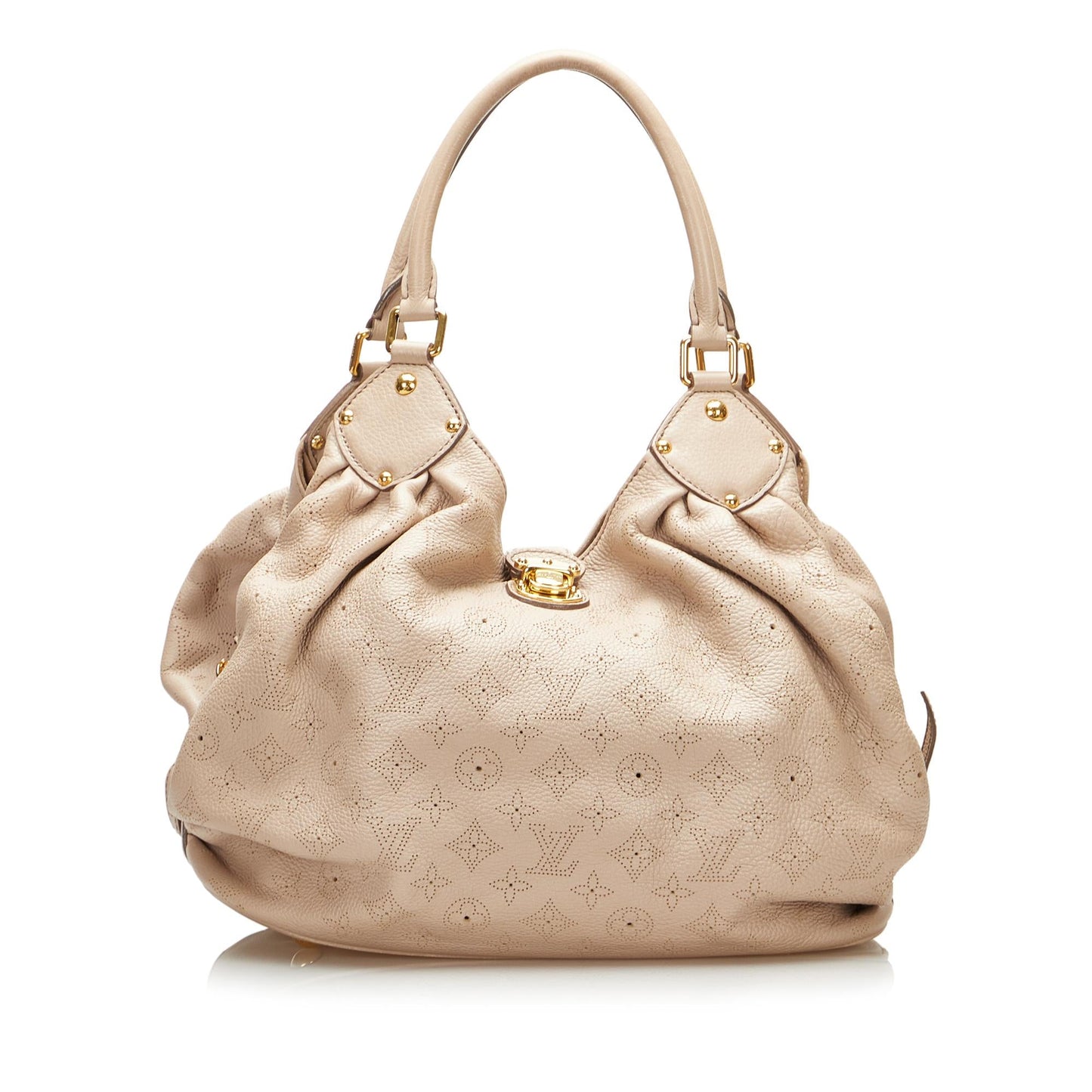 Louis Vuitton Monogram Mahina L Hobo (SHG-ypyVDP)