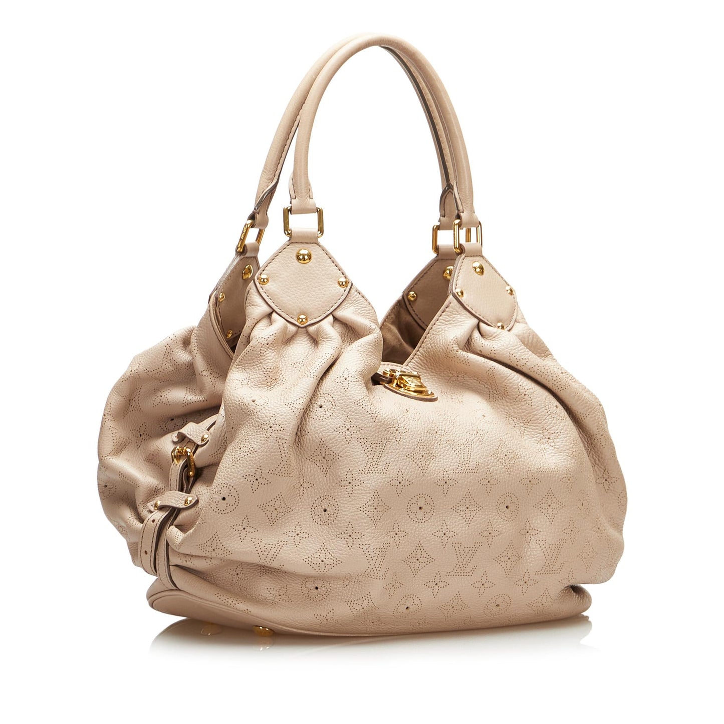 Louis Vuitton Monogram Mahina L Hobo (SHG-ypyVDP)