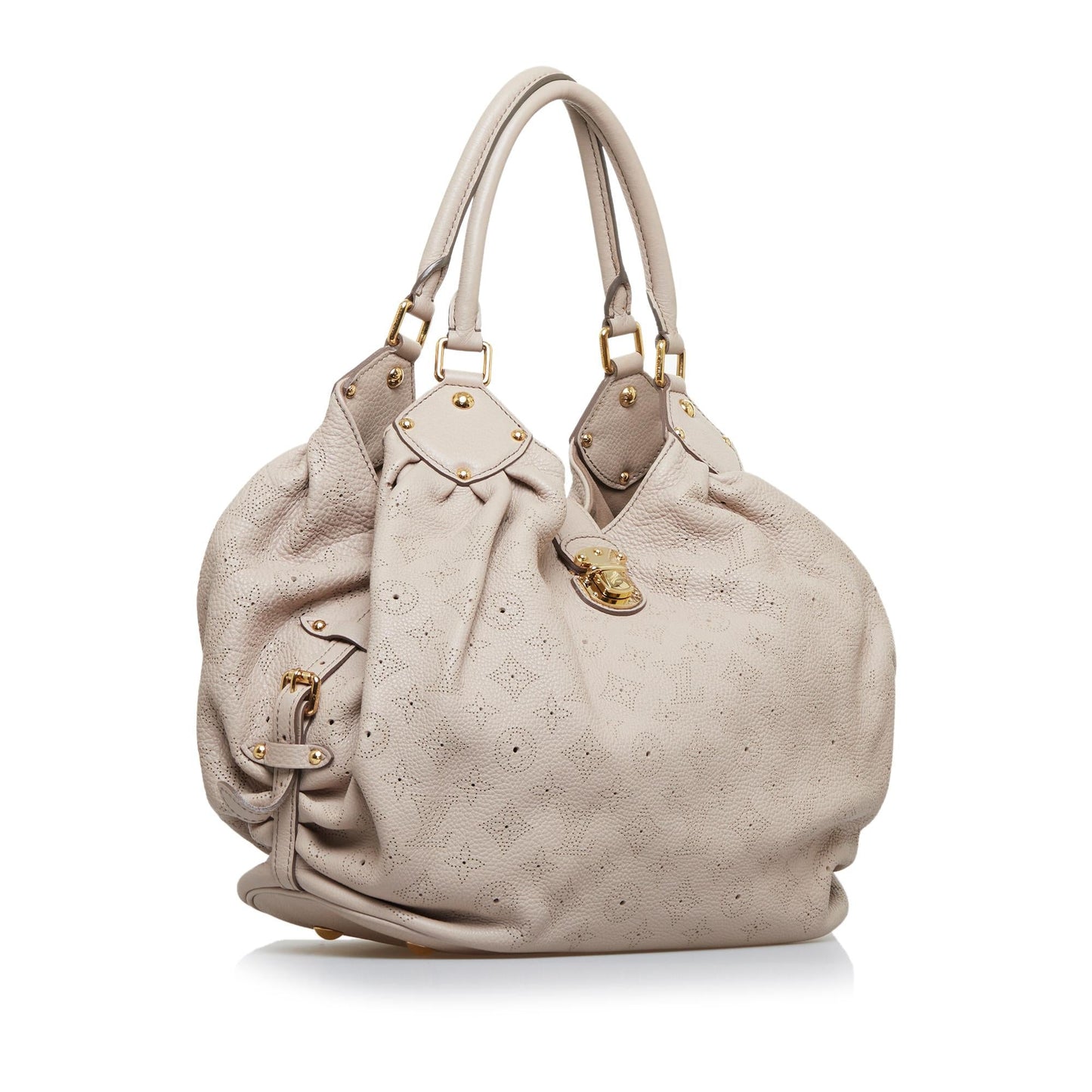 Louis Vuitton Monogram Mahina XL Hobo (SHG-a09AlK)
