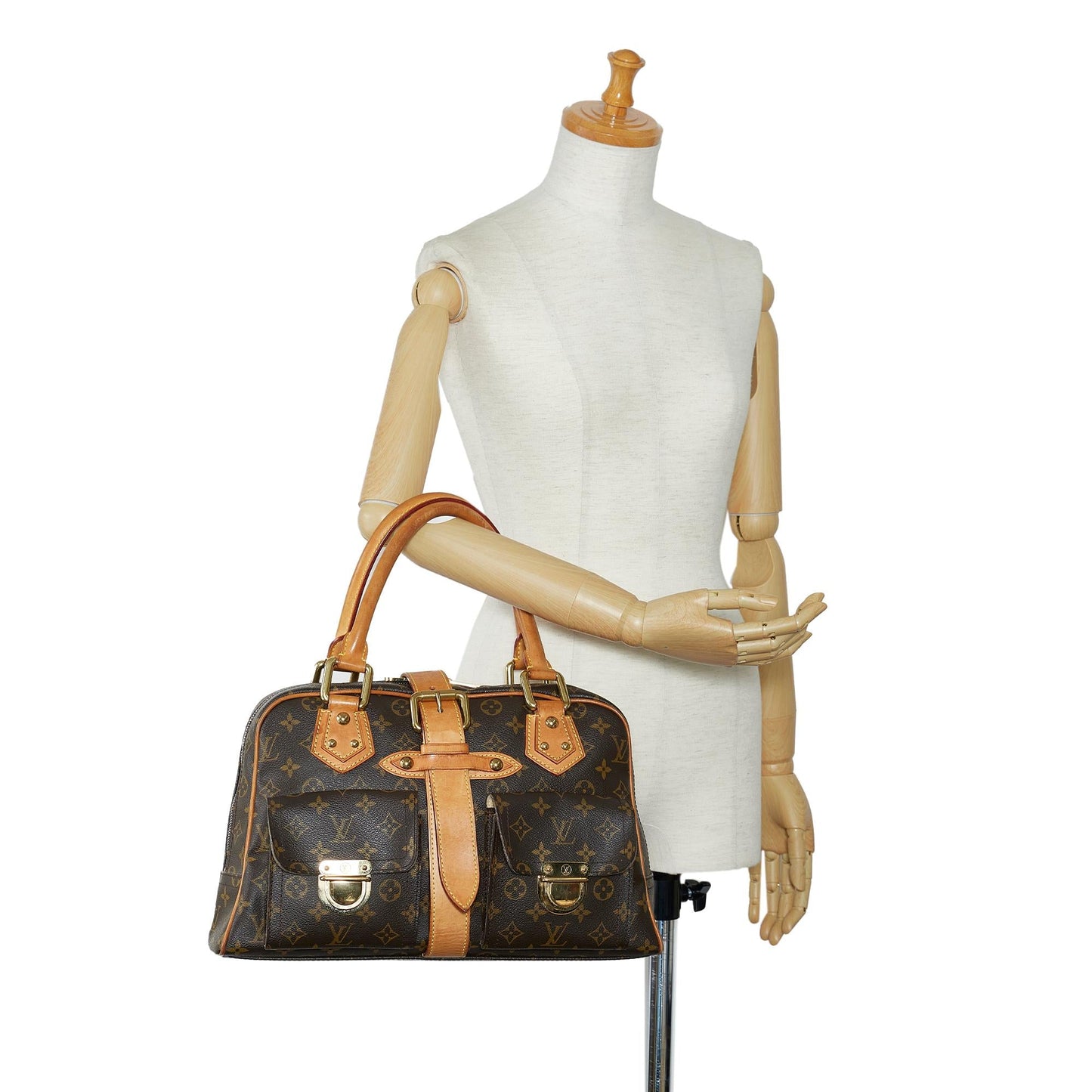 Louis Vuitton Monogram Manhattan GM (SHG-NEVfKX)