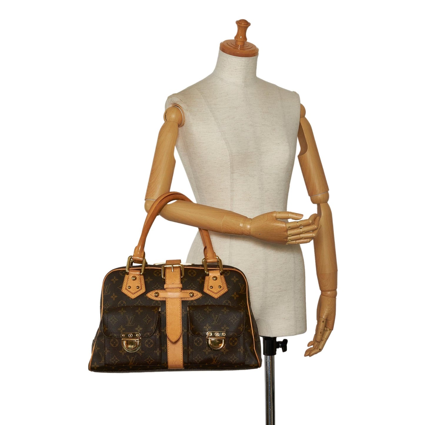 Louis Vuitton Monogram Manhattan GM (SHG-qJSKYO)
