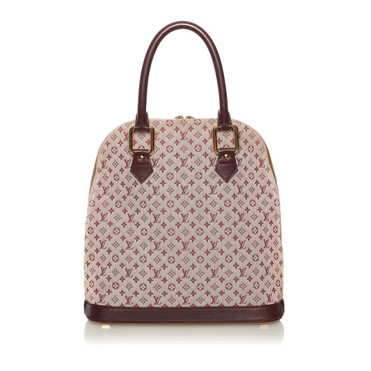 Louis Vuitton Monogram Mini Lin Alma Haut (SHG-34315)