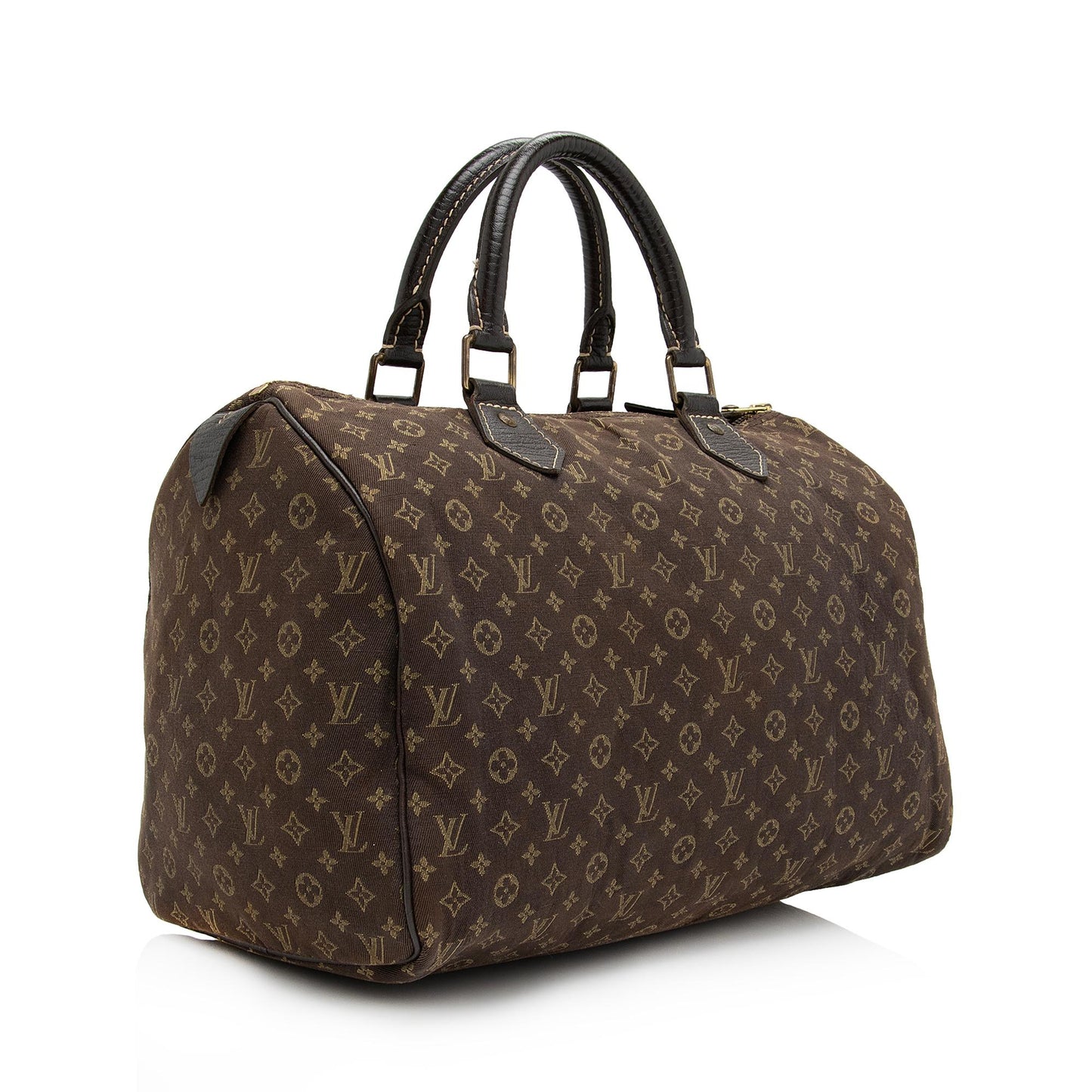 Louis Vuitton Monogram Mini Lin Speedy 30 Satchel (SHF-XD8FwF)