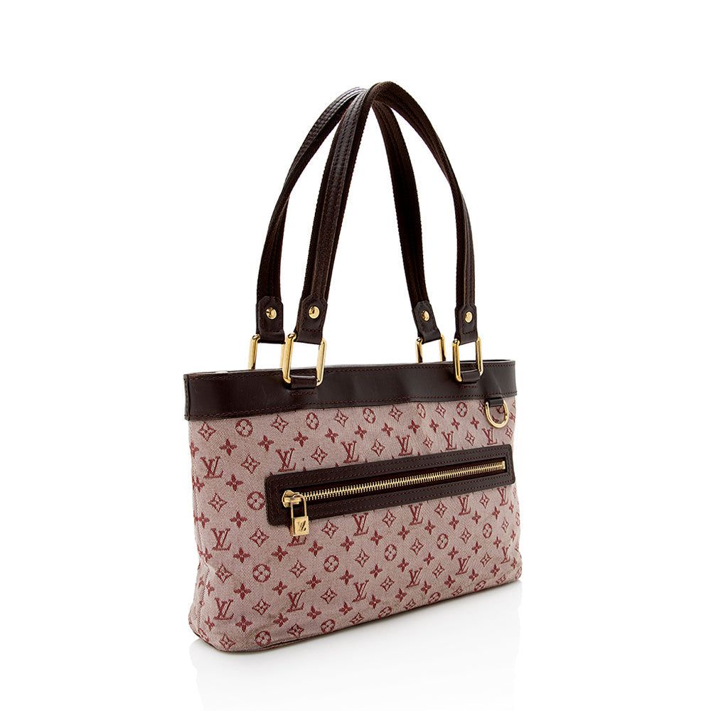 Louis Vuitton Monogram Mini Lin Lucille PM Tote -  (SHF-15075)