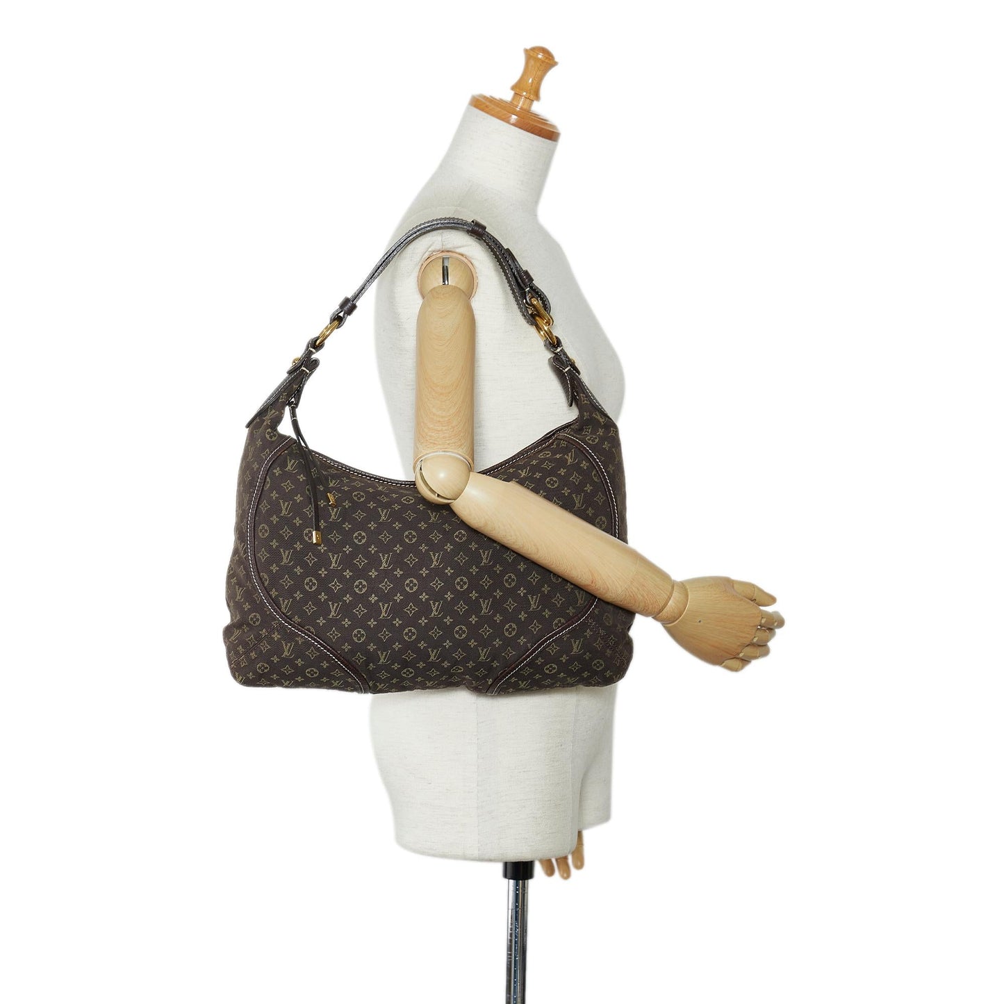 Louis Vuitton Monogram Mini Lin Manon MM (SHG-RThkpe)