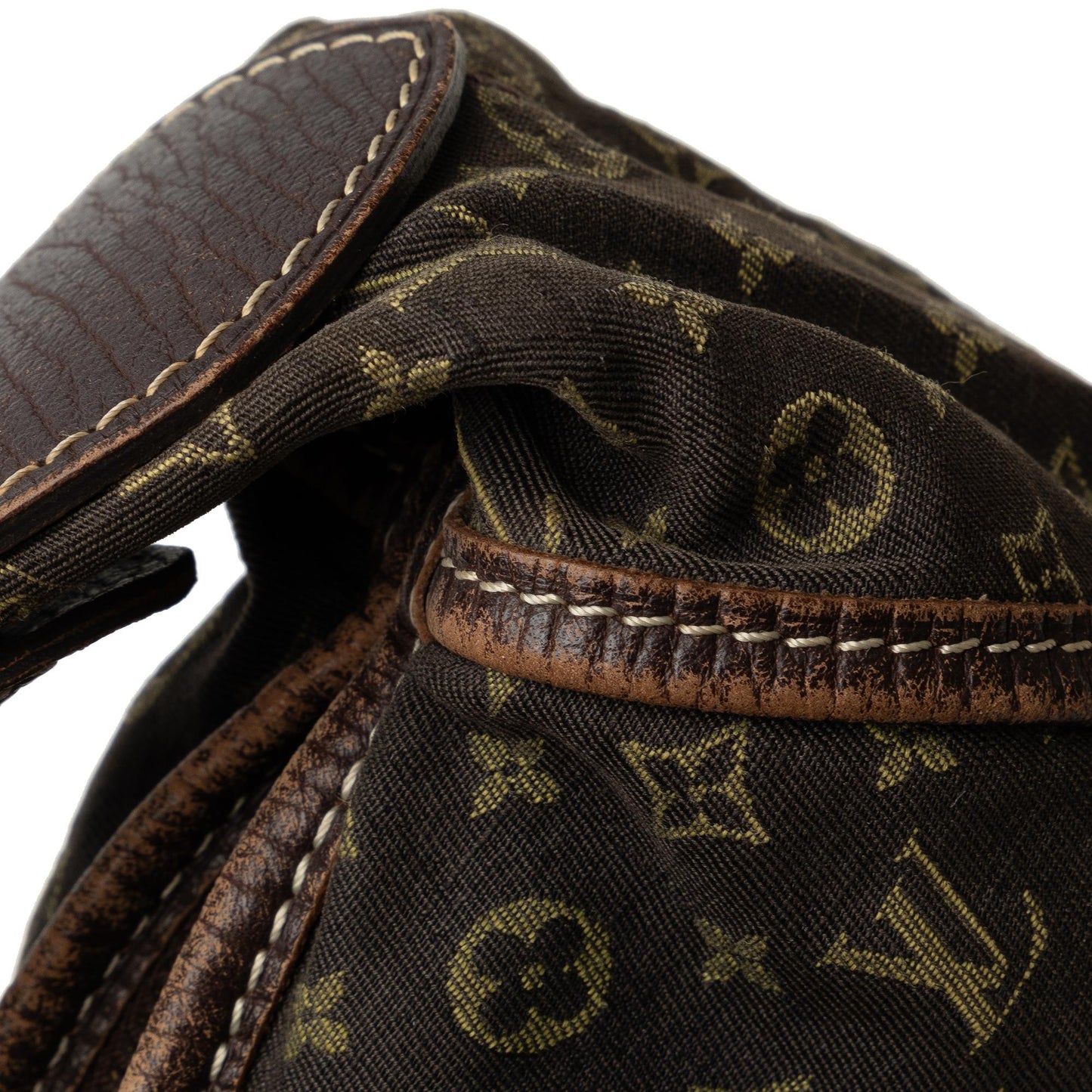 Louis Vuitton Monogram Mini Lin Manon MM (SHG-lGfbJ1)