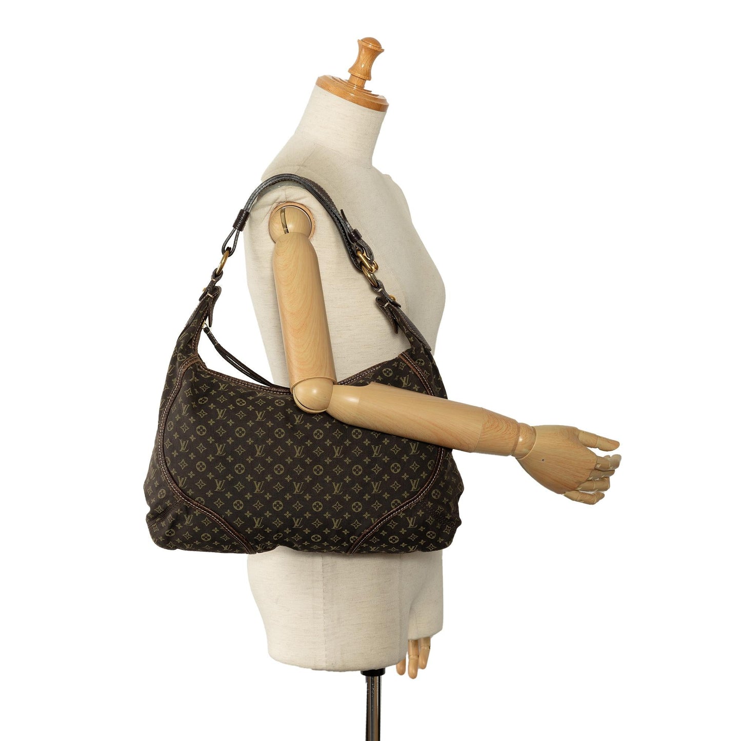 Louis Vuitton Monogram Mini Lin Manon MM (SHG-lGfbJ1)