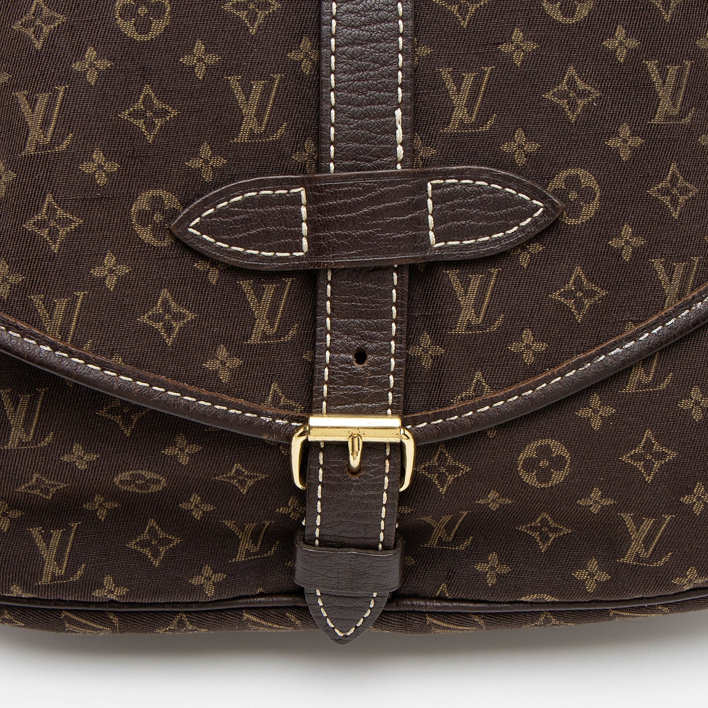 Louis Vuitton Monogram Mini Lin Saumur 30 Messenger (SHF-VmMTu9)