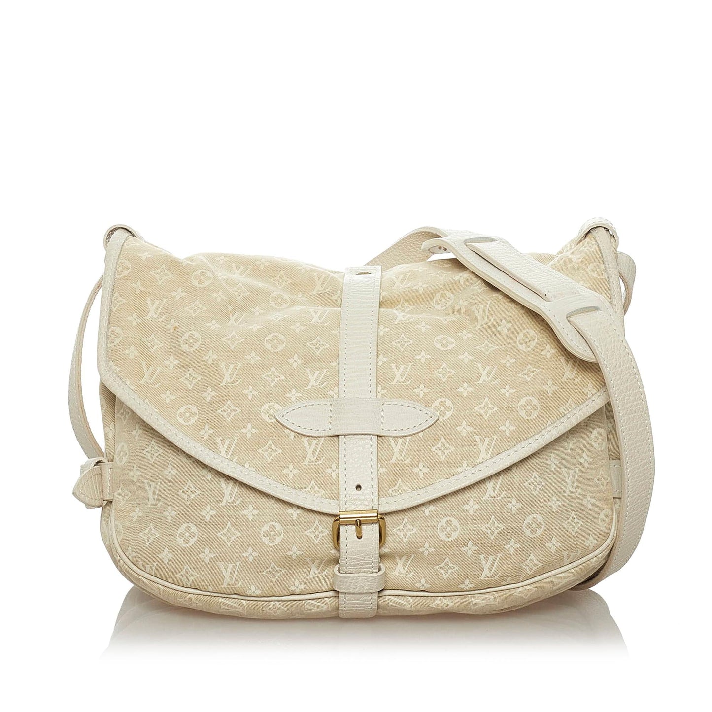 Louis Vuitton Monogram Mini Lin Saumur (SHG-29112)
