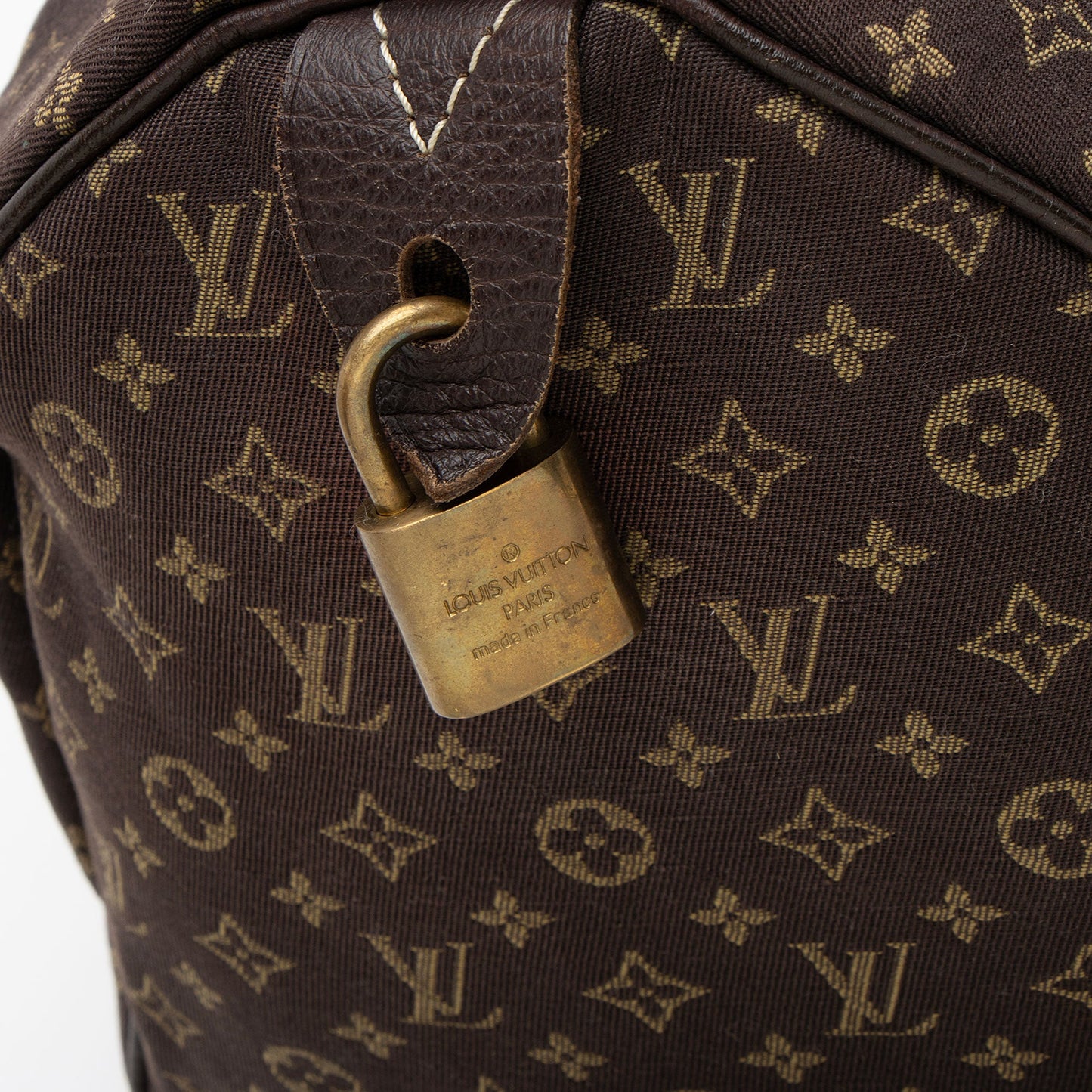 Louis Vuitton Monogram Mini Lin Speedy 30 Satchel (SHF-5zw6BJ)