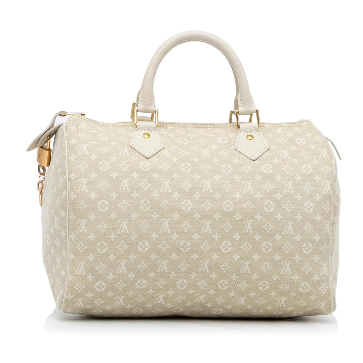 Louis Vuitton Monogram Mini Lin Speedy 30 (SHG-ixKbDp)