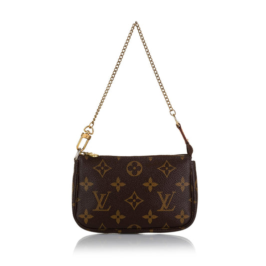 Louis Vuitton Monogram Mini Pochette Accessoires (SHG-36539)