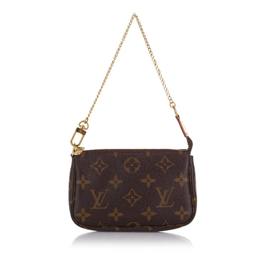 Louis Vuitton Monogram Mini Pochette Accessoires (SHG-37532)