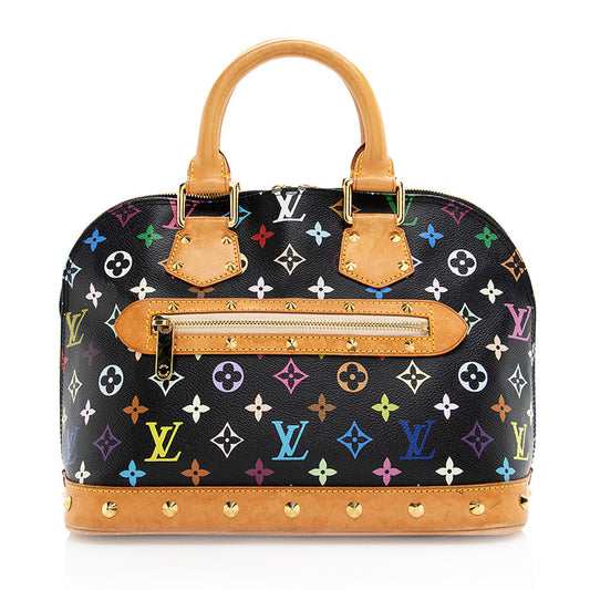 Louis Vuitton Monogram Multicolore Alma Satchel (SHF-18815)