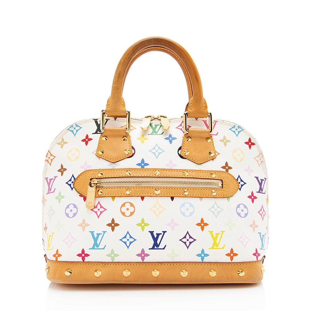 Louis Vuitton Monogram Multicolore Alma Satchel (SHF-19798)