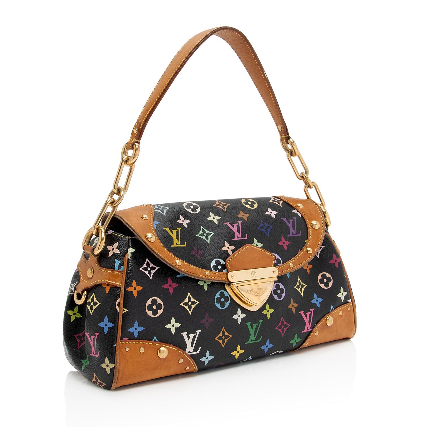 Louis Vuitton Monogram Multicolore Beverly MM Shoulder Bag (SHF-NpWsVw)