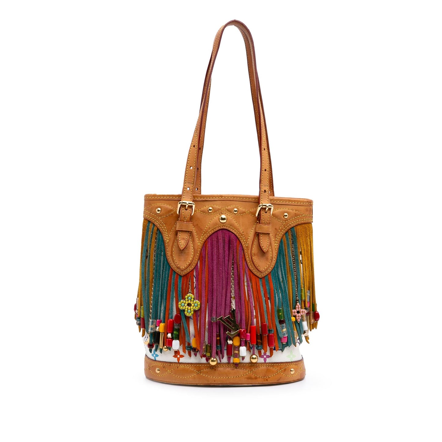 Louis Vuitton Monogram Multicolore Fringe Bucket