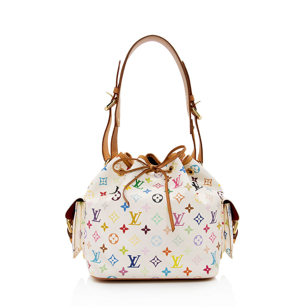Louis Vuitton Monogram Multicolore Petit Noe Shoulder Bag -  (SHF-15074)