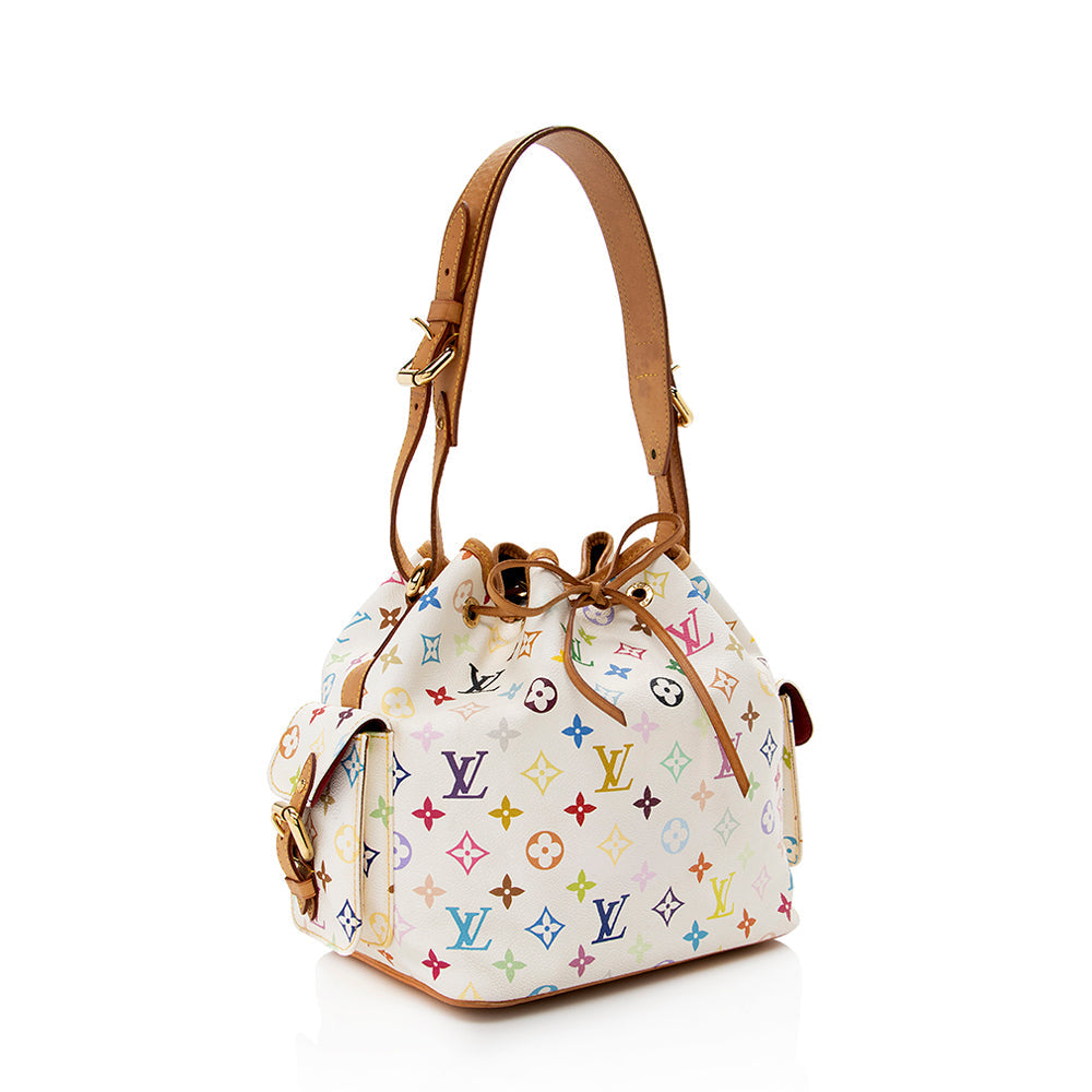Louis Vuitton Monogram Multicolore Petit Noe Shoulder Bag -  (SHF-15074)