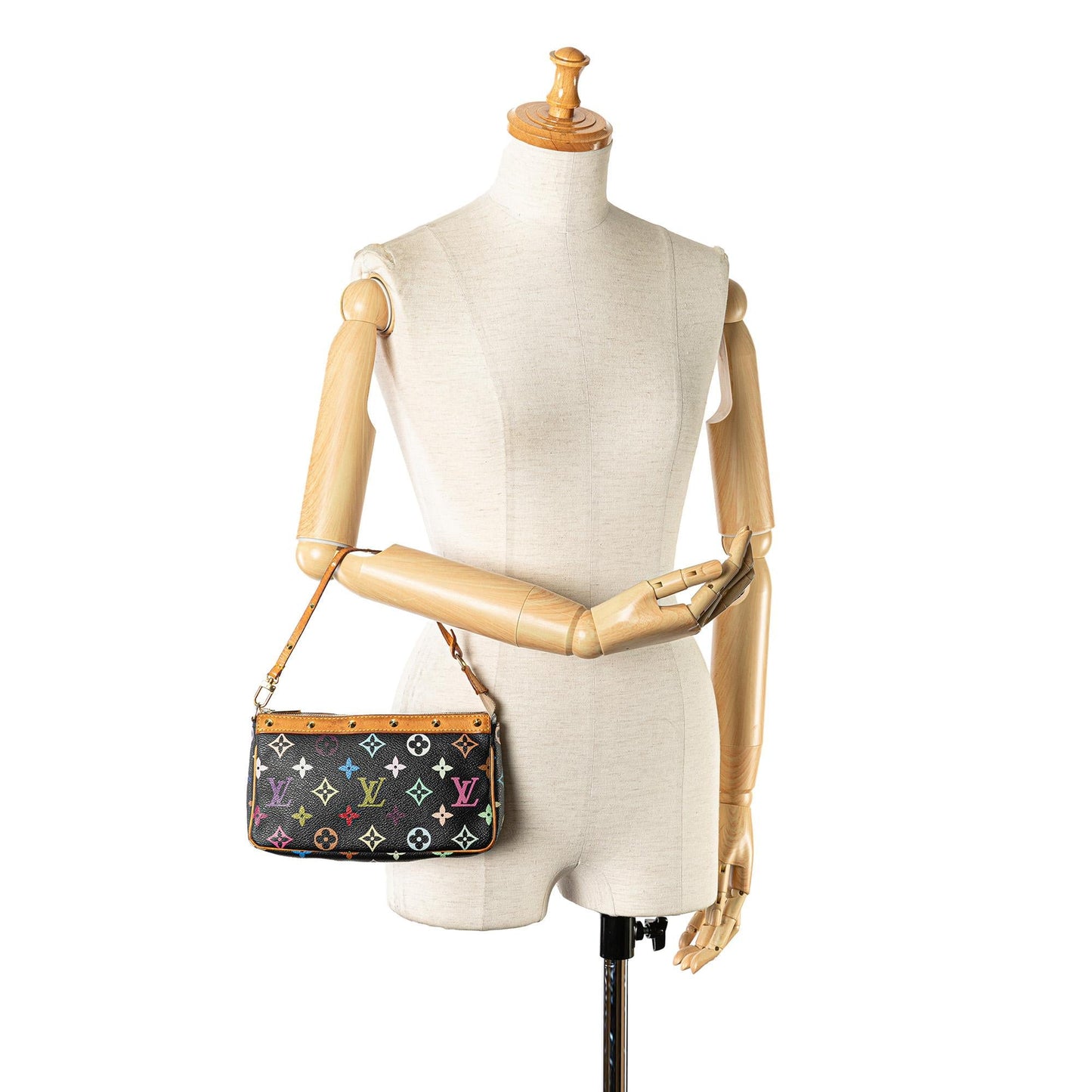 Louis Vuitton Monogram Multicolore Pochette Accessoires (SHG-GEXlSm)