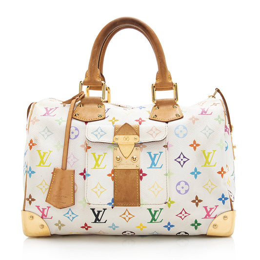 Louis Vuitton Monogram Multicolore Speedy 30 Satchel -  (SHF-17866)