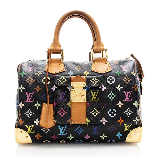 Louis Vuitton Monogram Multicolore Speedy 30 Satchel -  (SHF-18284)